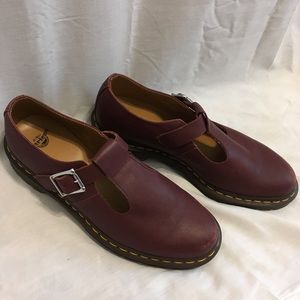 Cherry Red Mary Jane “Polley” Dr. Martens